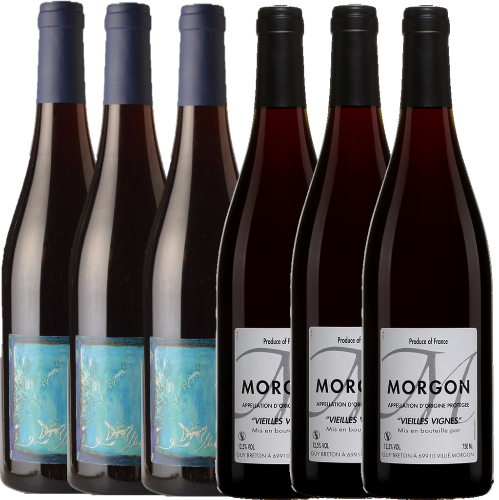 Guy Breton Marylou & Old-Vine Morgon mixed half dozen