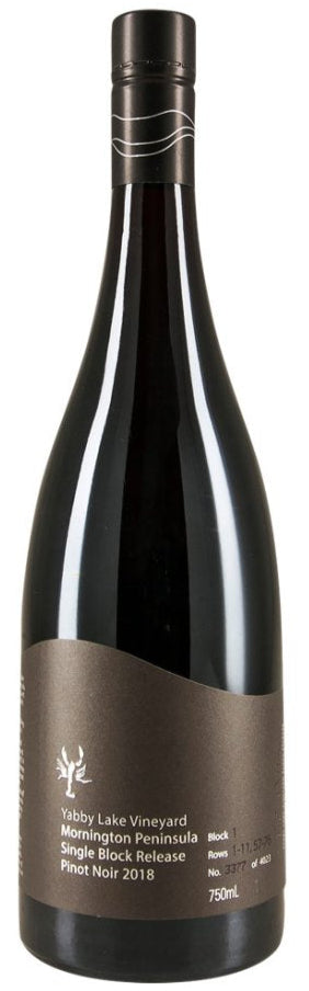 Pinot Noir Single Vineyard Release Block 1 Yabby Lake 2018